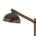 LAMPAMI - lampa stojąca drewno, lampa podłogowa, lampa stojąca podłogowa do salonu, lampa z drewna stojąca, lampa do czytania książek OSLO BROWN