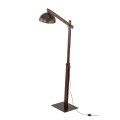 LAMPAMI - lampa stojąca drewno, lampa podłogowa, lampa stojąca podłogowa do salonu, lampa z drewna stojąca, lampa do czytania książek OSLO BROWN