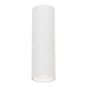 Lampa na sufit tuba sufitowa biała natynkowa 20 cm 1xGU10 GENESIS White