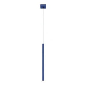 Niebieska lampa wisząca tuba sufitowa 1xG9 PASTELO 1 ultramaryna