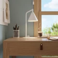 LAMPAMI - biała lampka na biurko do nauki, lampa stojąca biała, lampka do czytania książek, lampka do pokoju dziecka, lampa biurkowa NOX biała sollux