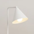 LAMPAMI - biała lampka na biurko do nauki, lampa stojąca biała, lampka do czytania książek, lampka do pokoju dziecka, lampa biurkowa NOX biała sollux