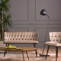 LAMPAMI - lampa stojąca do salonu czarna podłogowa, lampa podłogowa czarna metalowa, lampa stojąca loftowa, lampa podłogowa industrialna, lampa stojąca czarna, lampa czarna stojąca SOHO BLACK