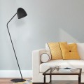 LAMPAMI - lampa stojąca do salonu czarna podłogowa, lampa podłogowa czarna metalowa, lampa stojąca loftowa, lampa podłogowa industrialna, lampa stojąca czarna, lampa czarna stojąca SOHO BLACK