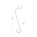 LAMPAMI - lampa stojąca do salonu czarna podłogowa SOHO BLACK szkic