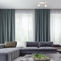 LAMPAMI - lampa sufitowa biała regulowana podwójna, lampa do kuchni nowoczesna, lampa do małego salonu, lampa do przedpokoju, lampa przysufitowa podwójna, biała lampa na niski sufit Joker