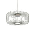 LAMPAMI - metalowa lampa wisząca pojedyncza, lampa wisząca ażurowana z drutu, lampa żyrandol do salonu, lampa nad stół, lampa nad schody, żyrandol druciany KENAI C NOWODVORSKI
