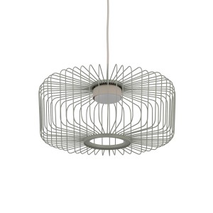 Metalowa lampa wisząca pojedyncza kolor szałwiowy 170 cm 1xGX53 KENAI C