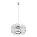 LAMPAMI - metalowa lampa wisząca pojedyncza, lampa wisząca ażurowana z drutu, lampa żyrandol do salonu, lampa nad stół, lampa nad schody, żyrandol druciany KENAI C NOWODVORSKI