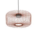 LAMPAMI - metalowa lampa wisząca pojedyncza, nowoczesny żyrandol druciany, lampa wisząca ażurowa, designerska lampa wisząca długa KENAI C NOWODVORSKI
