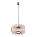 LAMPAMI - metalowa lampa wisząca pojedyncza, nowoczesny żyrandol druciany, lampa wisząca ażurowa, designerska lampa wisząca długa KENAI C NOWODVORSKI