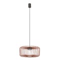 LAMPAMI - metalowa lampa wisząca pojedyncza, nowoczesny żyrandol druciany, lampa wisząca ażurowa, designerska lampa wisząca długa KENAI C NOWODVORSKI