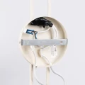 LAMPAMI - kinkiet ścienny z włącznikiem, kinkiet w salonie, lampka nocna do czytania w łóżku, oświetlenie nad kanapą w salonie, lampa ścienna z wyłącznikiem, lampa do sypialni, kinkiet do pokoju młodzieżowego  NOX 2 sollux