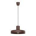 LAMPAMI - lampa do kuchni nowoczesna wisząca brązowa, lampa nad stół, lampa do jadalni, lampa do kuchni, lampa nad wyspę kuchenną, długa lampa wisząca metalowa,  oświetlenie kuchenne, lampa wisząca BILO brązowa sollux