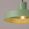 LAMPAMI - lampa do kuchni nowoczesna wisząca szałwiowa, lampa nad stół metalowa, lampa do jadalni, lampa zielona, lampa wisząca BILO szałwiowa sollux