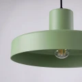 LAMPAMI - lampa do kuchni nowoczesna wisząca szałwiowa, lampa nad stół metalowa, lampa do jadalni, lampa zielona, lampa wisząca BILO szałwiowa sollux
