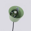 LAMPAMI - lampa do kuchni nowoczesna wisząca szałwiowa, lampa nad stół metalowa, lampa do jadalni, lampa zielona, lampa wisząca BILO szałwiowa sollux