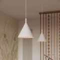 LAMPAMI - kaszmirowa lampa do kuchni wisząca, metalowa lampa wisząca, oświetlenie do kuchni, lampa sufitowa młodzieżowa, oświetlenie nad kanapą w salonie, lampa w sypialni, lampa wisząca NOX 25 kaszmir sollux