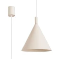 LAMPAMI - kaszmirowa lampa do kuchni wisząca, metalowa lampa wisząca, oświetlenie do kuchni, lampa sufitowa młodzieżowa, oświetlenie nad kanapą w salonie, lampa w sypialni, lampa wisząca NOX 25 kaszmir sollux