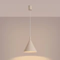 LAMPAMI - kaszmirowa lampa do kuchni wisząca, metalowa lampa wisząca, oświetlenie do kuchni, lampa sufitowa młodzieżowa, oświetlenie nad kanapą w salonie, lampa w sypialni, lampa wisząca NOX 25 kaszmir sollux