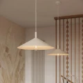 LAMPAMI - kaszmirowa lampa do kuchni wisząca, lampa do kuchni, lampa sufitowa do pokoju młodzieżowego, oświetlenie nad kanapą w salonie, lampa do sypialni, oświetlenie nad stołem, lampa nad wyspę, metalowa lampa wisząca z kloszem NOX 40 sollux