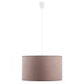 LAMPAMI - lampa wisząca pojedyncza, lampa do kuchni, klasyczny żyrandol wiszący, oświetlenie do kuchni, oświetlenie do salonu, oświetlenie do sypialni RONDO CAPPUCCINO 500