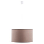 Lampa wisząca pojedyncza 120 cm 1xE27 RONDO CAPPUCCINO 500