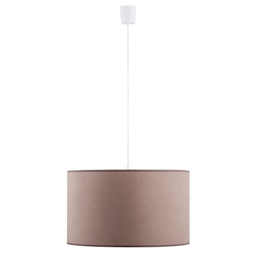 LAMPAMI - lampa wisząca pojedyncza, lampa do kuchni, klasyczny żyrandol wiszący, oświetlenie do kuchni, oświetlenie do salonu, oświetlenie do sypialni RONDO CAPPUCCINO 500