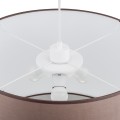 LAMPAMI - lampa wisząca pojedyncza, lampa do kuchni, klasyczny żyrandol wiszący, oświetlenie do kuchni, oświetlenie do salonu, oświetlenie do sypialni RONDO CAPPUCCINO 500