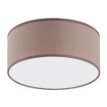 LAMPAMI - lampa na sufit klasyczna beżowa, duży plafon sufitowy, oświetlenie do kuchni, oświetlenie do przedpokoju, oświetlenie do salonu, oświetlenie do sypialni, beżowa lampa sufitowa, lampa boho RONDO CAPPUCCINO 500