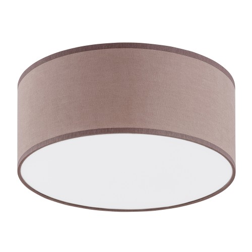 LAMPAMI - lampa na sufit klasyczna beżowa, duży plafon sufitowy, oświetlenie do kuchni, oświetlenie do przedpokoju, oświetlenie do salonu, oświetlenie do sypialni, beżowa lampa sufitowa, lampa boho RONDO CAPPUCCINO 500