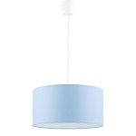 Niebieska lampa sufitowa wisząca 1xE27 RONDO KIDS BLUE