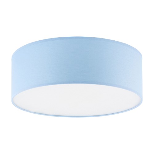 LAMPAMI - niebieska lampa sufitowa, plafon sufitowy, lampa sufitowa młodzieżowa, lampa do dziecięcego pokoju, lampa na sufit, lampa do pokoju chłopca,  lampa do pokoju dziewczynki, płaska lampa sufitowa RONDO KIDS BLUE