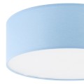 LAMPAMI - niebieska lampa sufitowa, plafon sufitowy, lampa sufitowa młodzieżowa, lampa do dziecięcego pokoju, lampa na sufit, lampa do pokoju chłopca,  lampa do pokoju dziewczynki, płaska lampa sufitowa RONDO KIDS BLUE