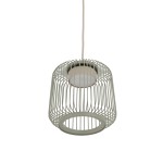 Metalowa lampa wisząca pojedyncza kolor szałwiowy 170 cm 1xGX53 KENAI A