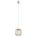LAMPAMI - metalowa lampa wisząca, beżowa lampa, oświetlenie nad stołem w salonie, oświetlenie nad wyspę kuchenną, oświetlenie na przedpokój, nowoczesna lampa do salonu, lampa sufitowa wisząca, lampa nastrojowa KENAI A NOWODVORSKI
