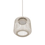 Metalowa lampa wisząca pojedyncza beżowa 170 cm 1xGX53 KENAI A