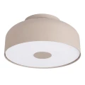 LAMPAMI - lampa na sufit beżowa, plafon sufitowy retro, lampa sufitowa retro, oświetlenie do sypialni, oświetlenie do salonu, oświetlenie do kuchni sufitowe, oświetlenie na przedpokój, lampa do pokoju młodzieżowego, lampa przysufitowa OMIQ taupe sollux