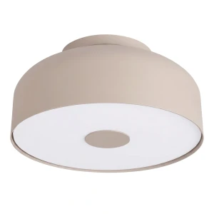 Lampa na sufit beżowa plafon sufitowy retro 4xE27 OMIQ taupe