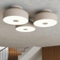 LAMPAMI - lampa na sufit beżowa, plafon sufitowy retro, lampa sufitowa retro, oświetlenie do sypialni, oświetlenie do salonu, oświetlenie do kuchni sufitowe, oświetlenie na przedpokój, lampa do pokoju młodzieżowego, lampa przysufitowa OMIQ taupe sollux