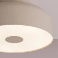 LAMPAMI - lampa na sufit beżowa, plafon sufitowy retro, lampa sufitowa retro, oświetlenie do sypialni, oświetlenie do salonu, oświetlenie do kuchni sufitowe, oświetlenie na przedpokój, lampa do pokoju młodzieżowego, lampa przysufitowa OMIQ taupe sollux