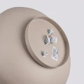 LAMPAMI - lampa na sufit beżowa, plafon sufitowy retro, lampa sufitowa retro, oświetlenie do sypialni, oświetlenie do salonu, oświetlenie do kuchni sufitowe, oświetlenie na przedpokój, lampa do pokoju młodzieżowego, lampa przysufitowa OMIQ taupe sollux
