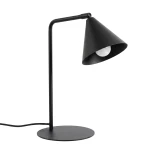 Czarna lampka biurkowa do nauki, pracy 1xE14 NOX