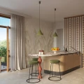 LAMPAMI - lampa sufitowa wisząca, długa lampa wisząca pojedyncza, lampa do kuchni sufitowa, lampa nad stół, lampa nad wyspę kuchenną, lampa do pokoju młodzieżowego, metalowa lampa wisząca NOX 25 zielona oliwka sollux