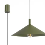  Lampa sufitowa wisząca 135 cm 1xE27 NOX 40 zielona oliwka 