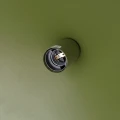 LAMPAMI - lampa sufitowa wisząca, lampa sufitowa wisząca, lampa do kuchni, lampa do salonu, lampa do sypialni, lampa nad stół, minimalistyczna lampa wisząca pojedyncza NOX 40 zielona oliwka sollux