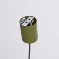 LAMPAMI - lampa sufitowa wisząca, lampa sufitowa wisząca, lampa do kuchni, lampa do salonu, lampa do sypialni, lampa nad stół, minimalistyczna lampa wisząca pojedyncza NOX 40 zielona oliwka sollux