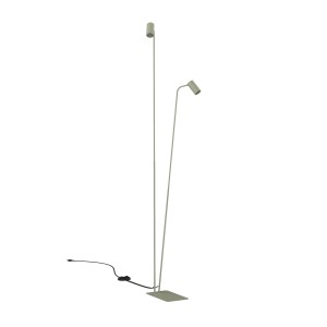 Lampa podłogowa nowoczesna kolor szałwiowy 2xGU10 R50 MONO
