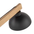LAMPAMI - lampa stojąca drewniana, lampa dekoracyjna stojąca, lampka nocna do sypialni stojąca, duża lampa stołowa do salonu, lampa stojąca nowoczesna, lampa stojąca designerska OSLO BLACK