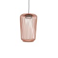 LAMPAMI - metalowa lampa wisząca pojedyncza, lampa sufitowa wisząca, nowoczesny żyrandol do salonu, żyrandol do sypialni, żyrandol młodzieżowy, ażurowana lampa wisząca metalowa KENAI B NOWODVORSKI